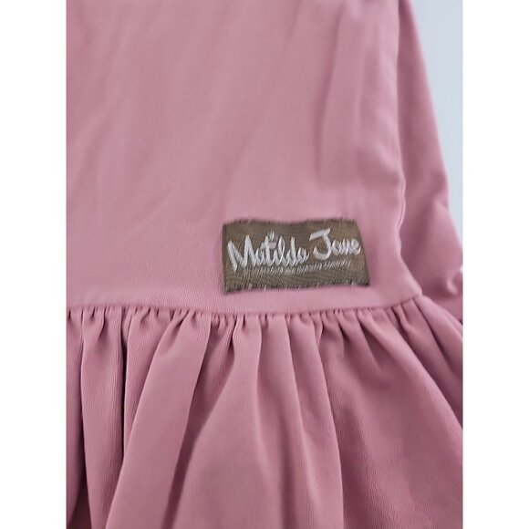 Matilda Jane Womens Ruffle Hem Pants Dusty Rose Boho Cottagecore Size Large - Picture 8 of 8
